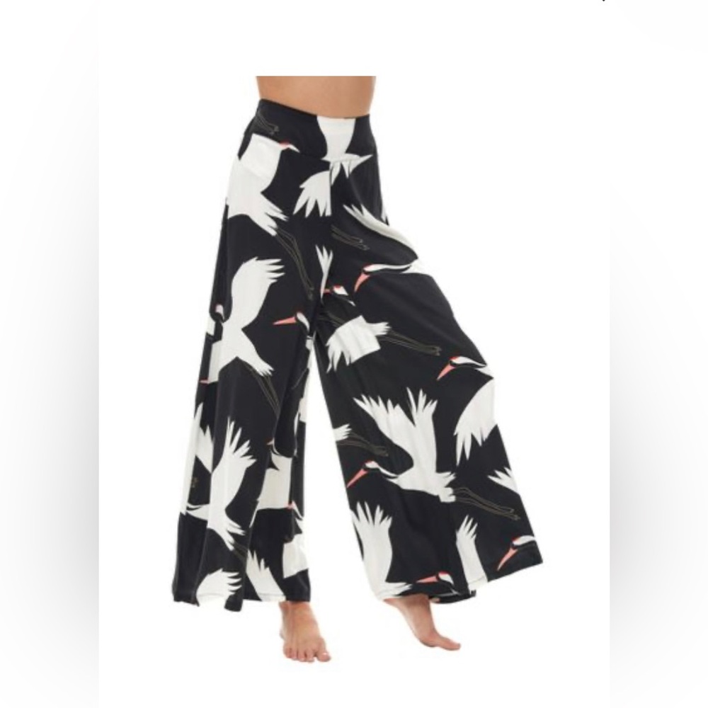 Alexander del Rossa Wide Leg Palazzo Lounge Pants Lightweight